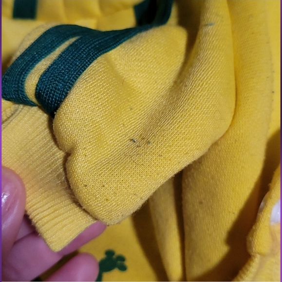 Dog Yellow Green Stripes Jumper - Picture 2 of 6